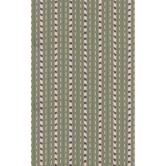 G P & J BAKER BASIL STRIPE GREEN/INDIGO