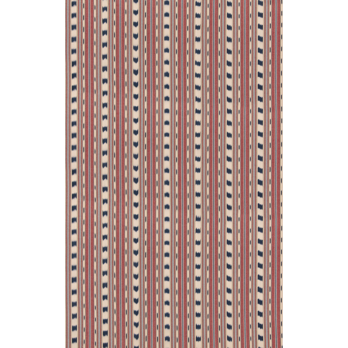 G P & J BAKER BASIL STRIPE RED/INDIGO