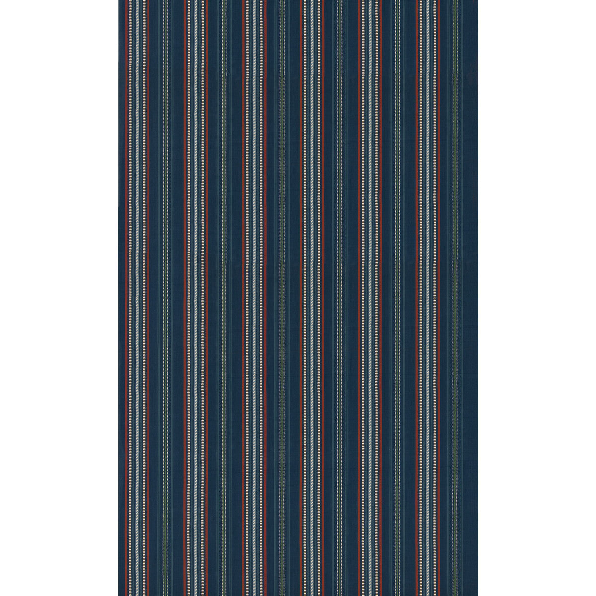 G P & J BAKER RUFUS STRIPE INDIGO
