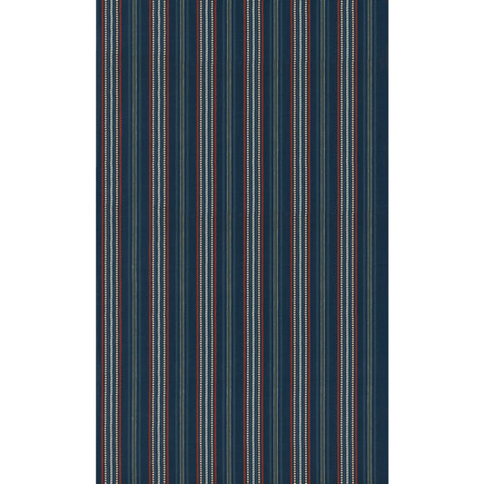 G P & J BAKER RUFUS STRIPE INDIGO