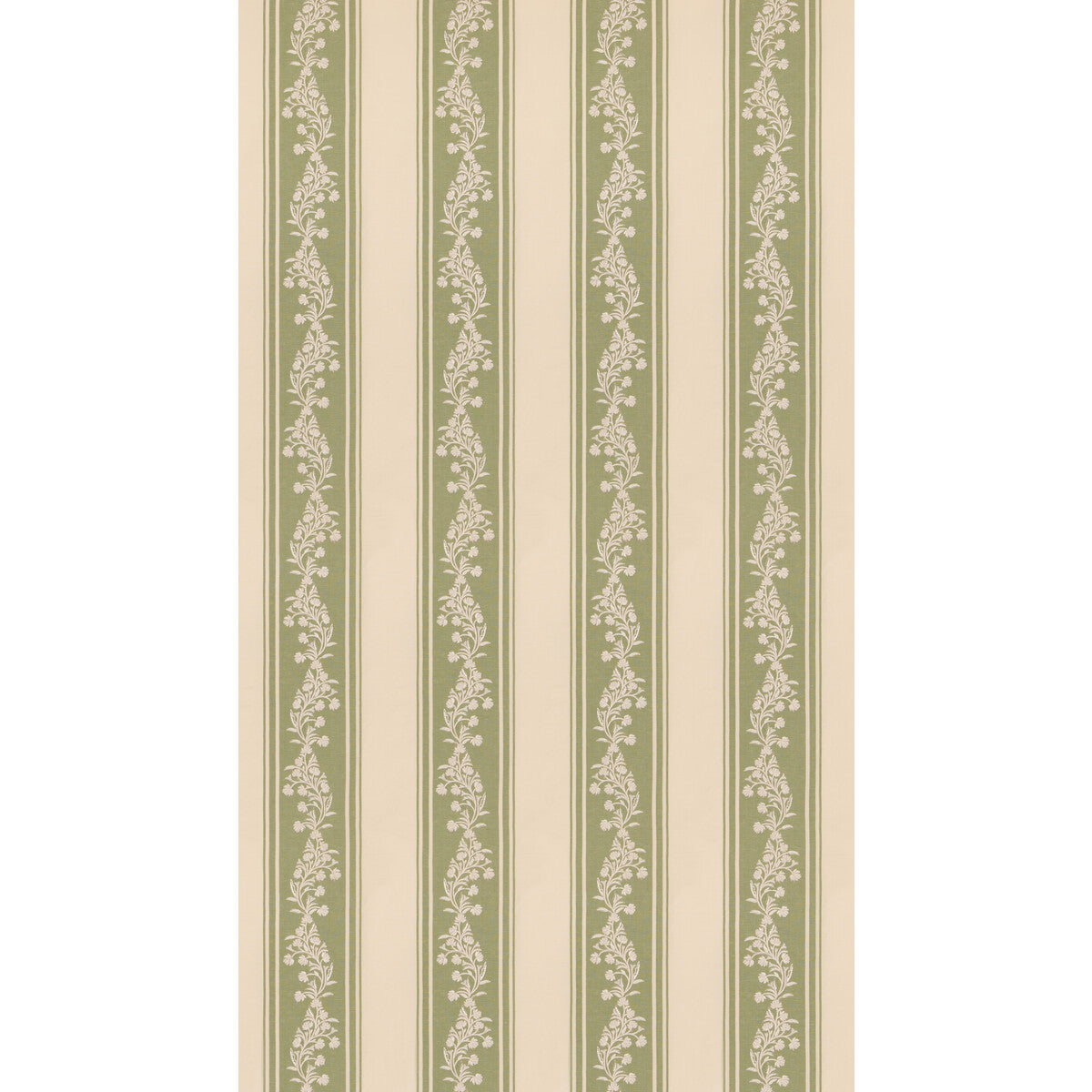 G P & J BAKER ALDBURY STRIPE GREEN