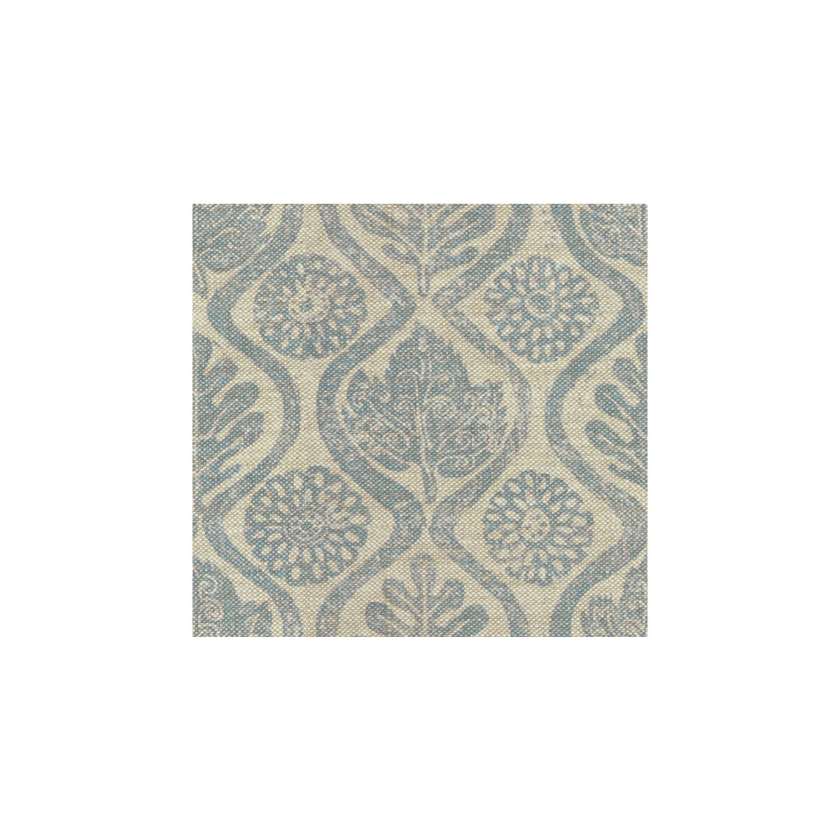 LEE JOFA OAKLEAVES BLUE/OATMEAL