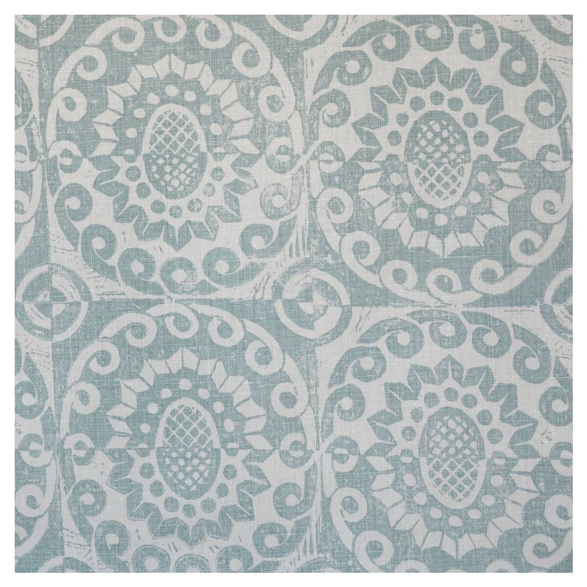 LEE JOFA PINEAPPLE ON OYSTER AQUA
