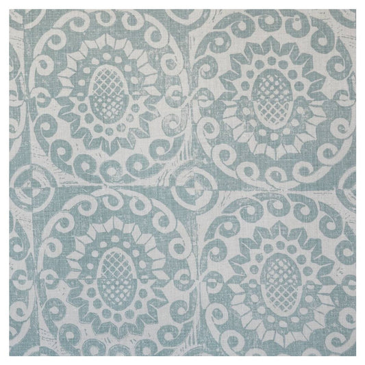 LEE JOFA PINEAPPLE ON OYSTER AQUA