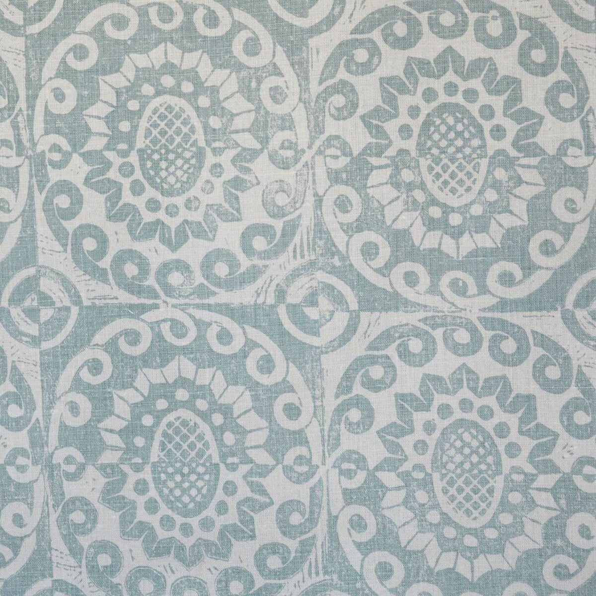 LEE JOFA PINEAPPLE ON OATMEAL AQUA