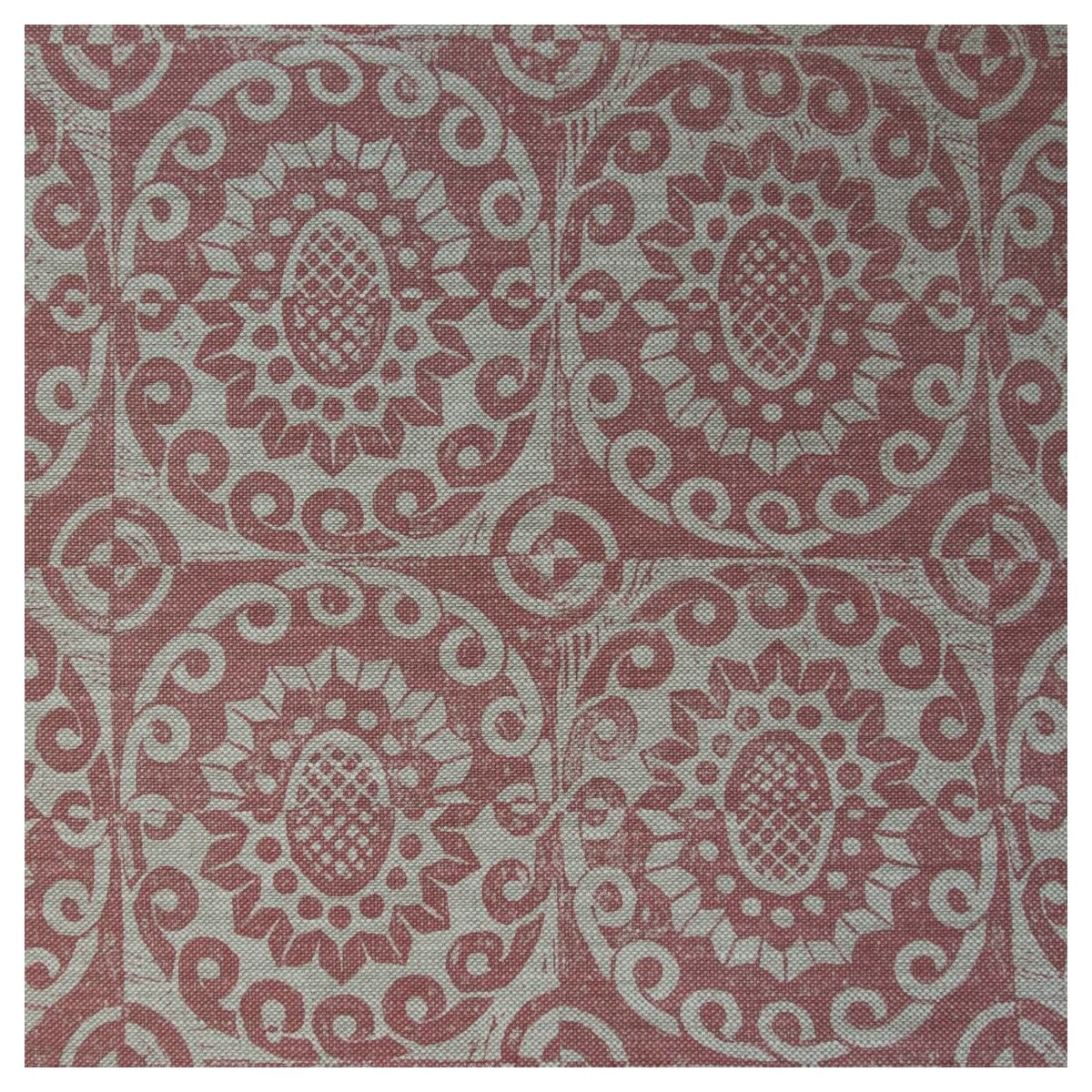 LEE JOFA PINEAPPLE ON OATMEAL PINK