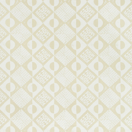 LEE JOFA CIRCLES AND SQUARES OFF WHITE