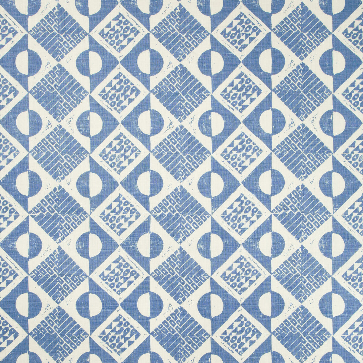 LEE JOFA CIRCLES AND SQUARES AZURE