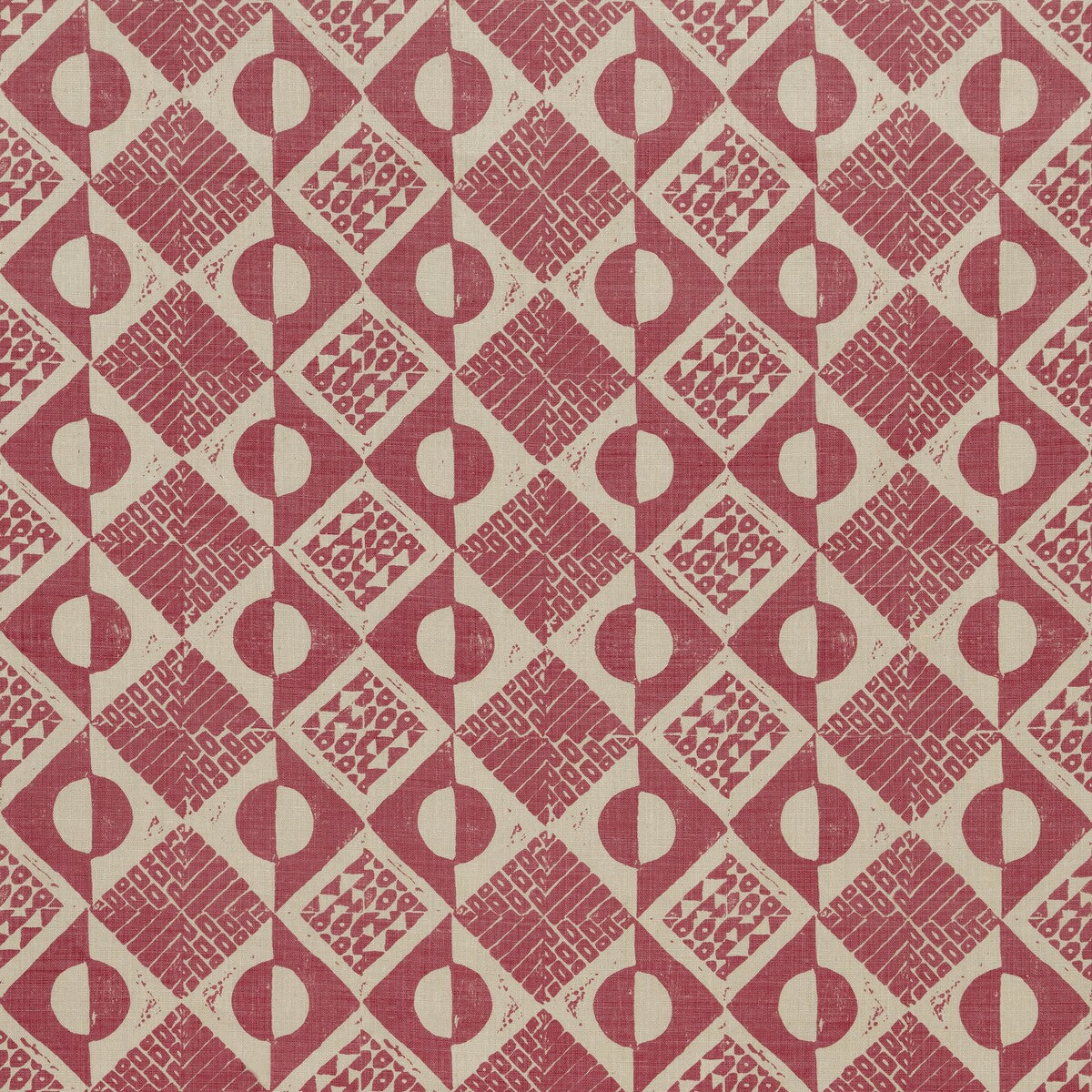 LEE JOFA CIRCLES AND SQUARES BERRY