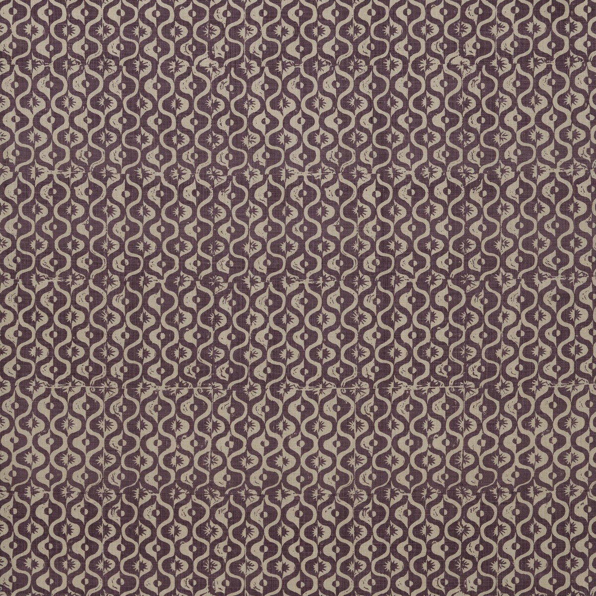 LEE JOFA SMALL MEDALLION AUBERGINE