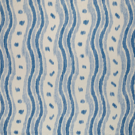 LEE JOFA IKAT STRIPE AZURE