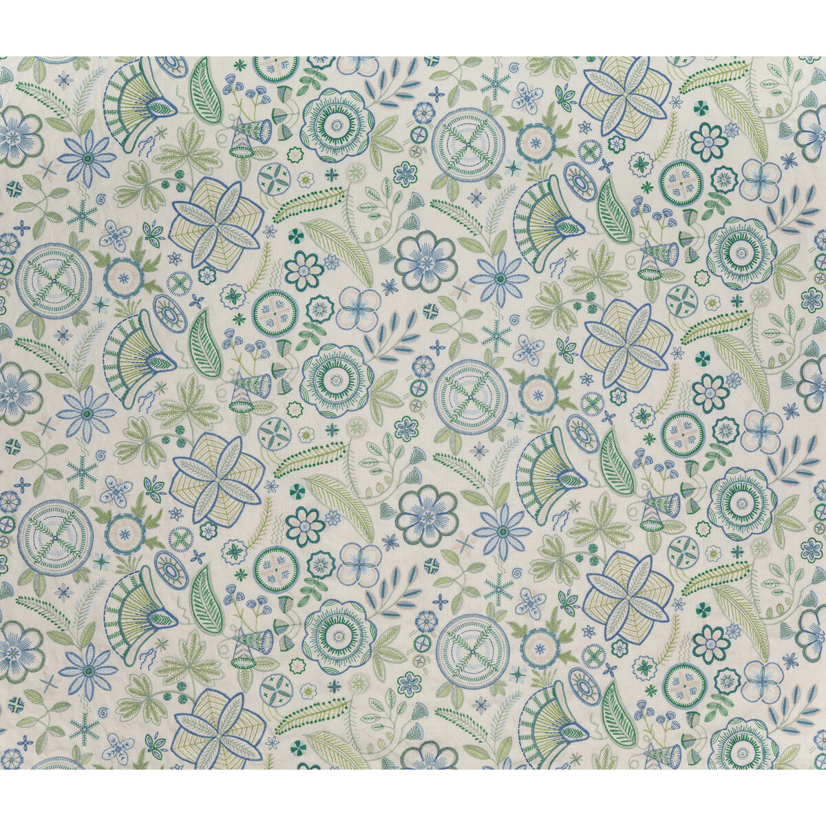 LEE JOFA EDEN BLUE GREEN
