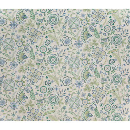 LEE JOFA EDEN BLUE GREEN