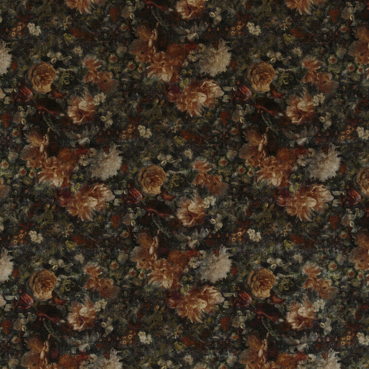 G P & J BAKER ROYAL GARDEN VELVET AMBER/JADE