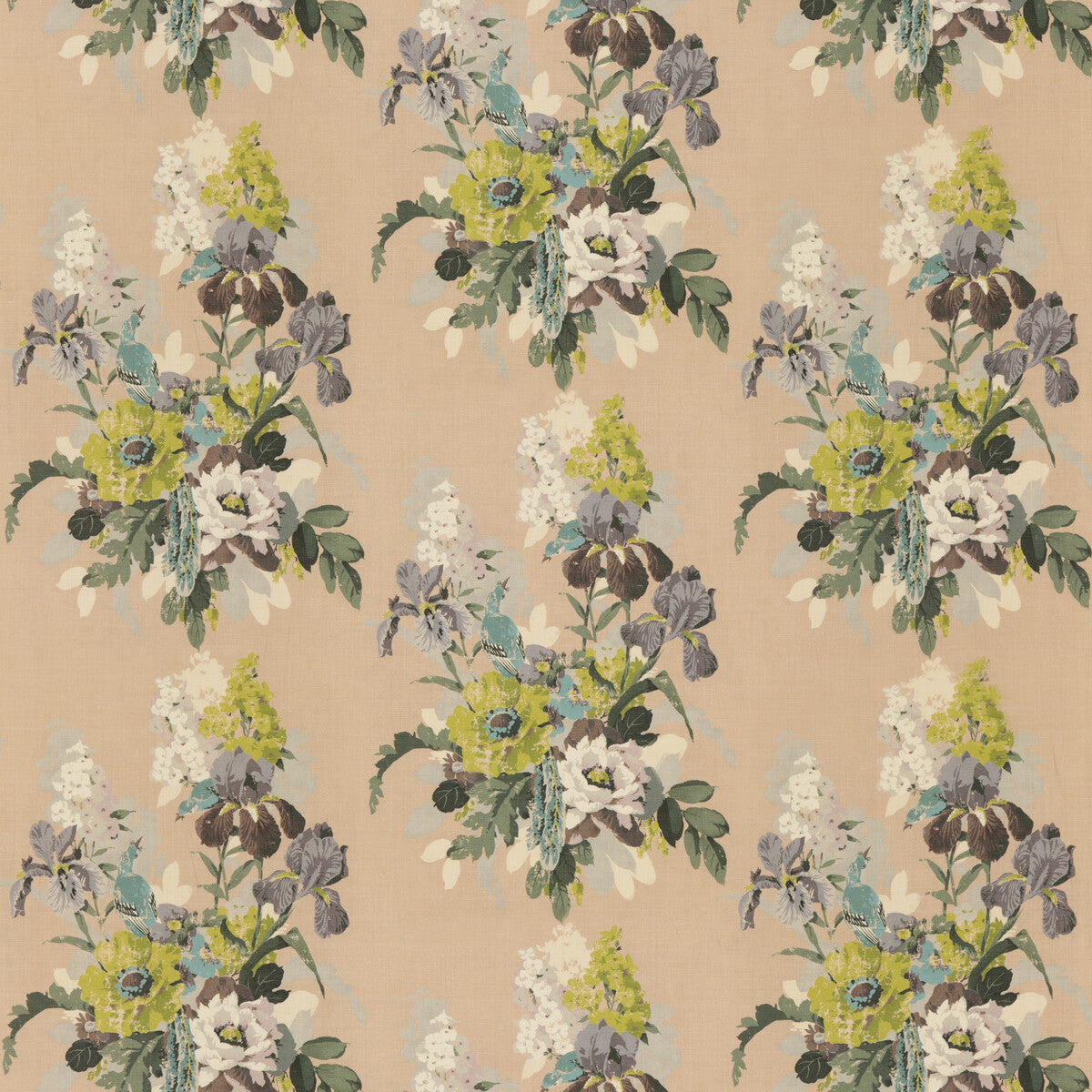 G P & J BAKER BIRD & IRIS BLUSH
