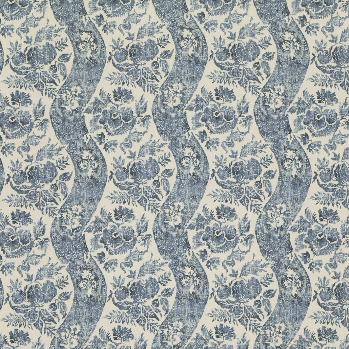 G P & J BAKER CALDBECK INDIGO/IVORY