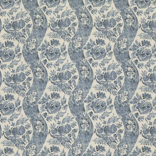 G P & J BAKER CALDBECK INDIGO/IVORY