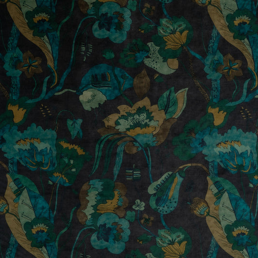 G P & J BAKER CALIFORNIA VELVET INDIGO/TEAL