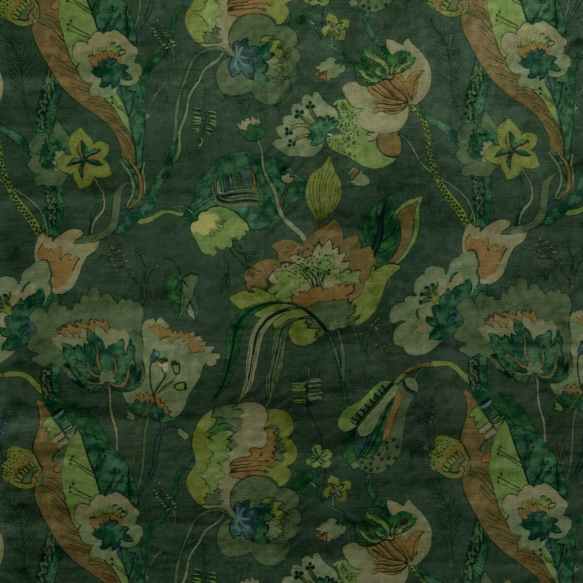 G P & J BAKER CALIFORNIA VELVET EMERALD