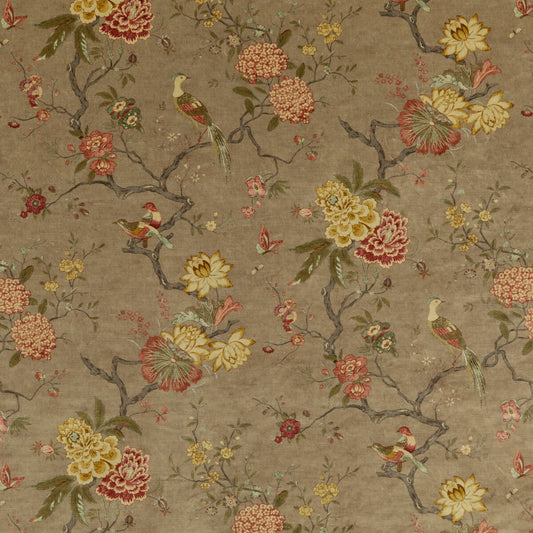 G P & J BAKER ORIENTAL BIRD VELVET MOLE