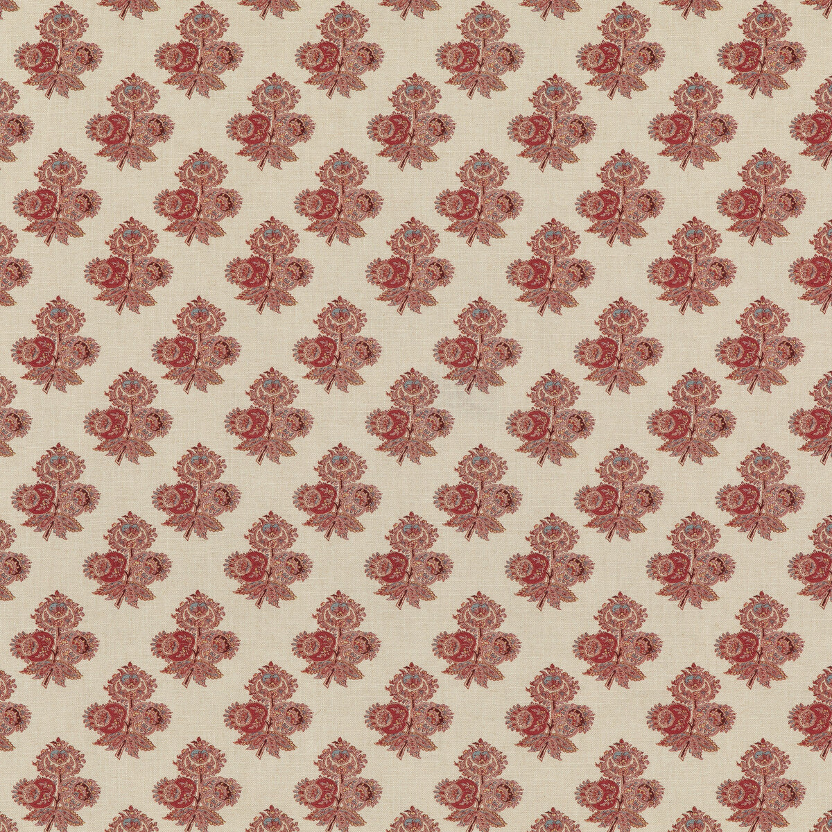 G P & J BAKER POPPY PAISLEY RED