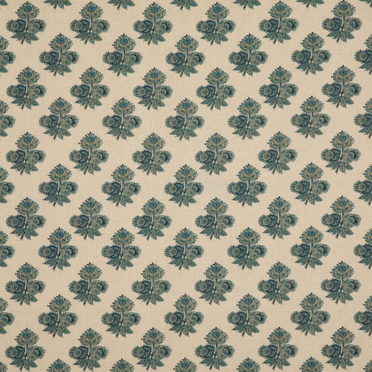 G P & J BAKER POPPY PAISLEY INDIGO