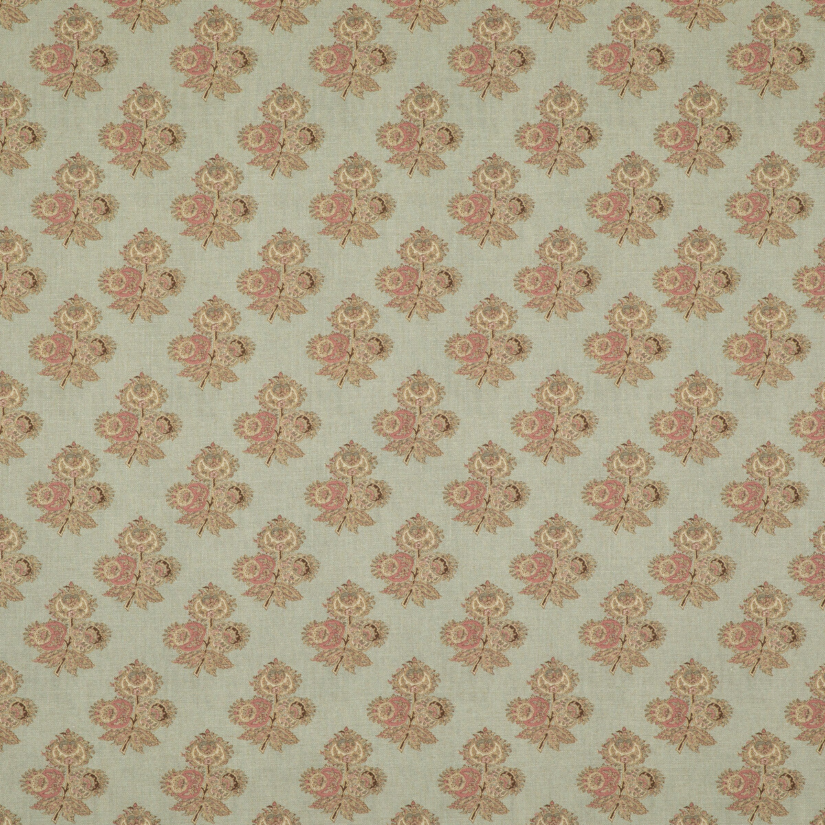 G P & J BAKER POPPY PAISLEY AQUA