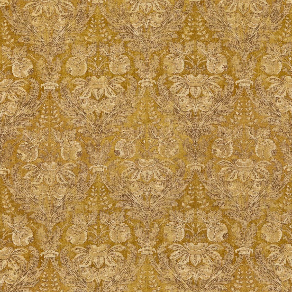 G P & J BAKER LAPURA DAMASK OCHRE