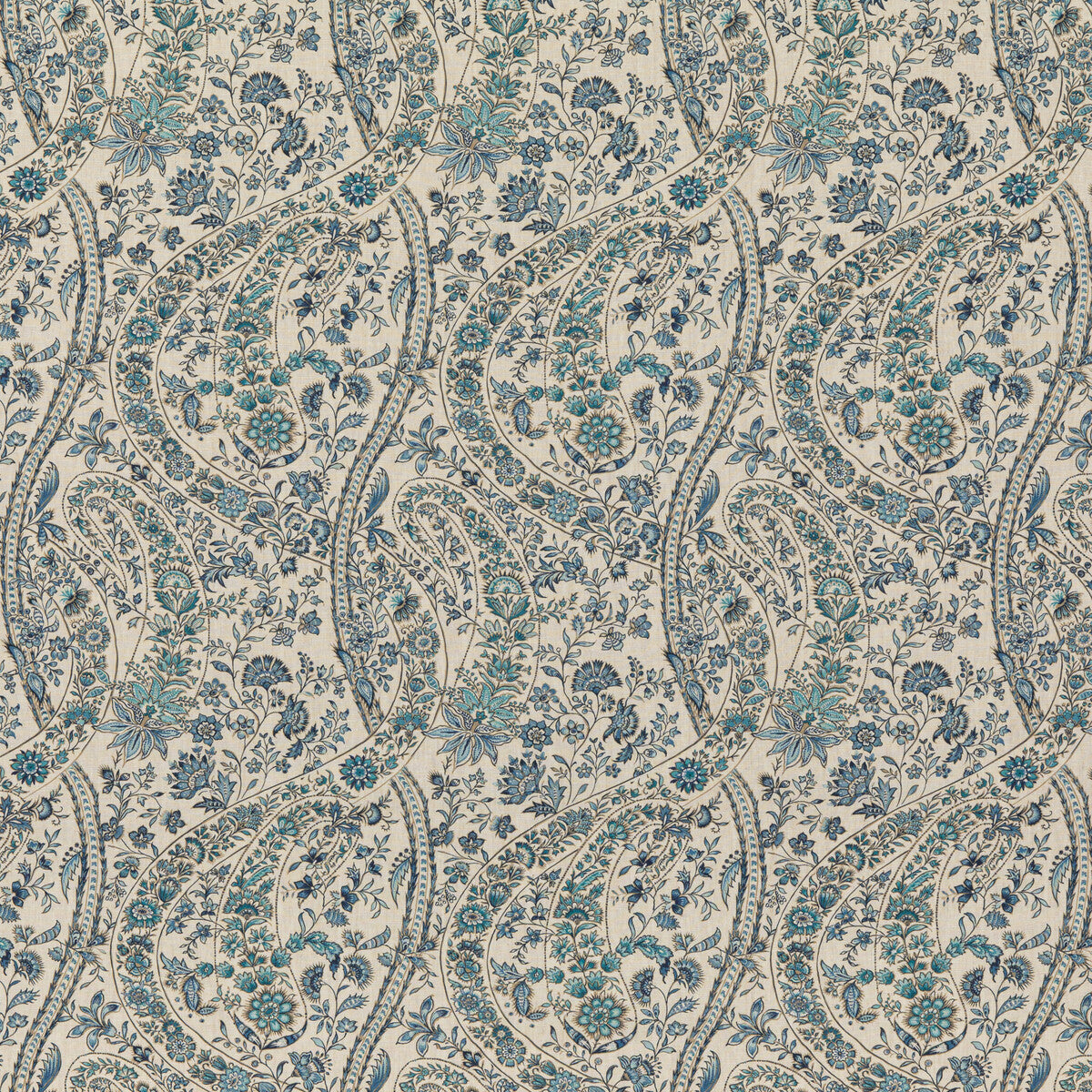 G P & J BAKER BUKHARA PAISLEY BLUE