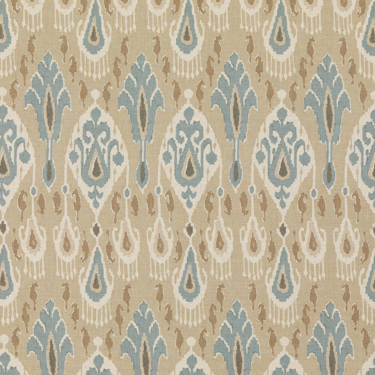 G P & J BAKER IKAT BOKHARA SAND