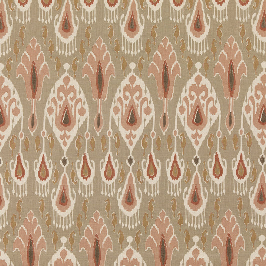G P & J BAKER IKAT BOKHARA NEUTRAL