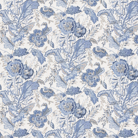 G P & J BAKER INDIENNE FLOWER BLUE
