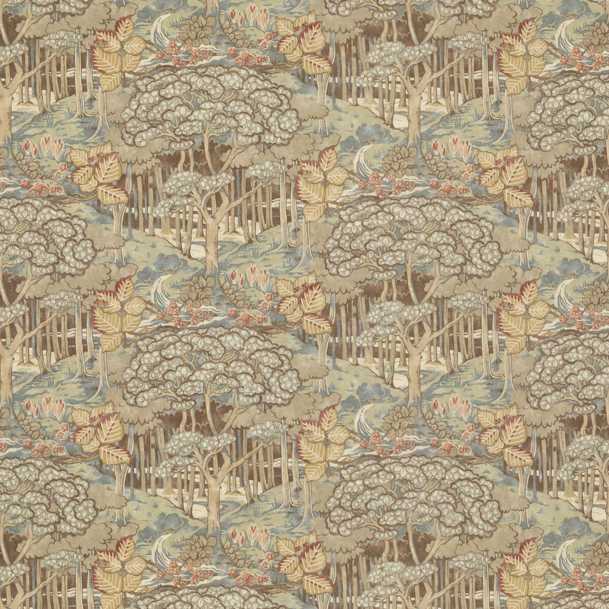 G P & J BAKER RUSKIN COTTON TEAL