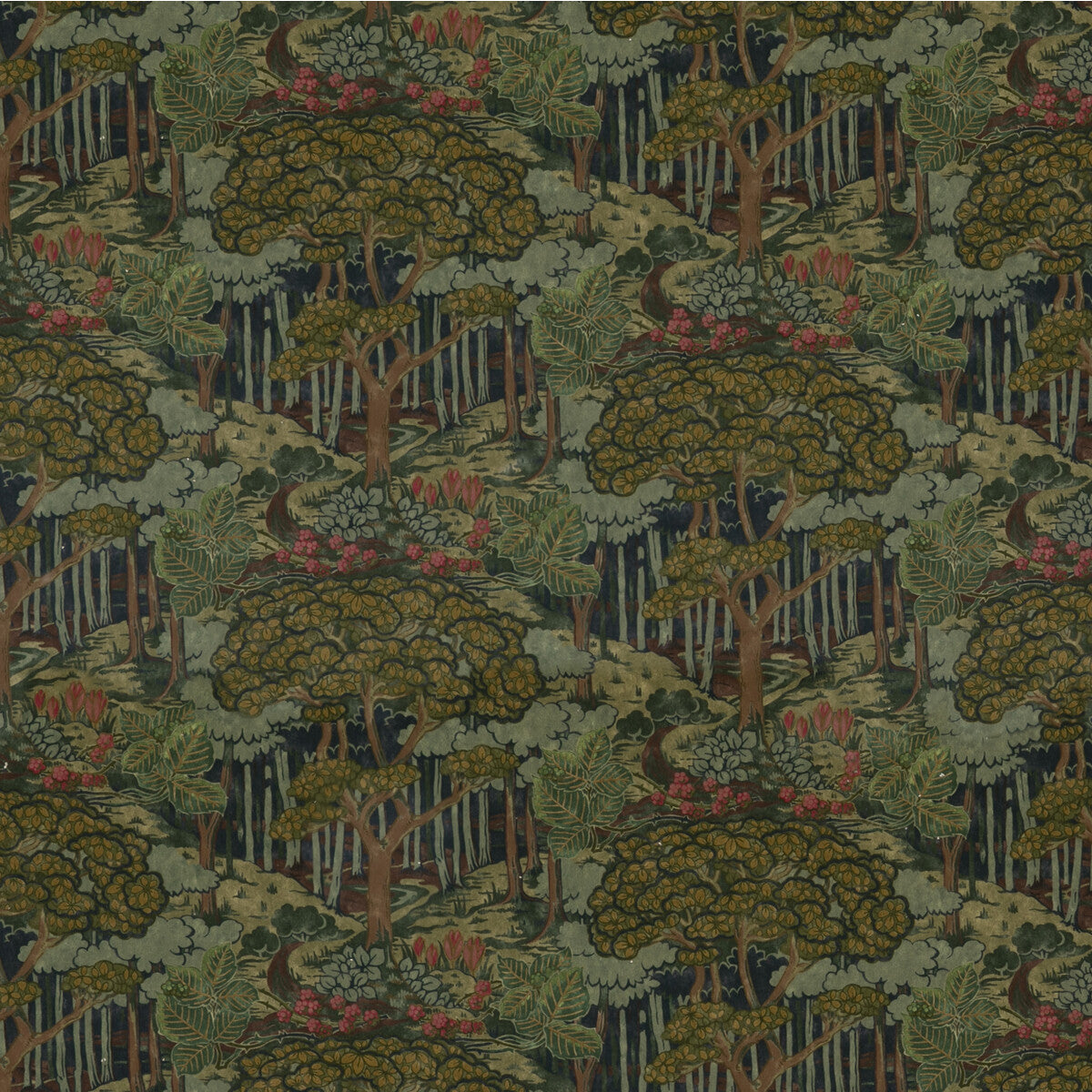G P & J BAKER RUSKIN VELVET EMERALD