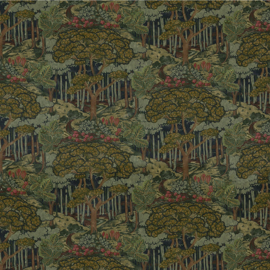 G P & J BAKER RUSKIN VELVET EMERALD