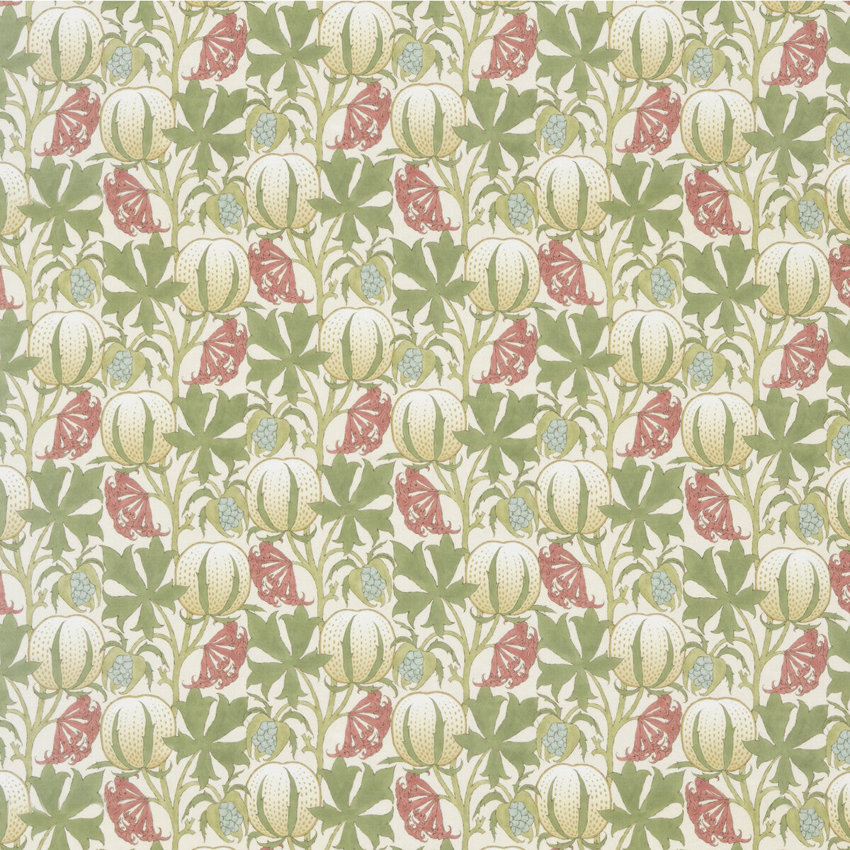 G P & J BAKER PUMPKINS COTTON CORAL/GREEN