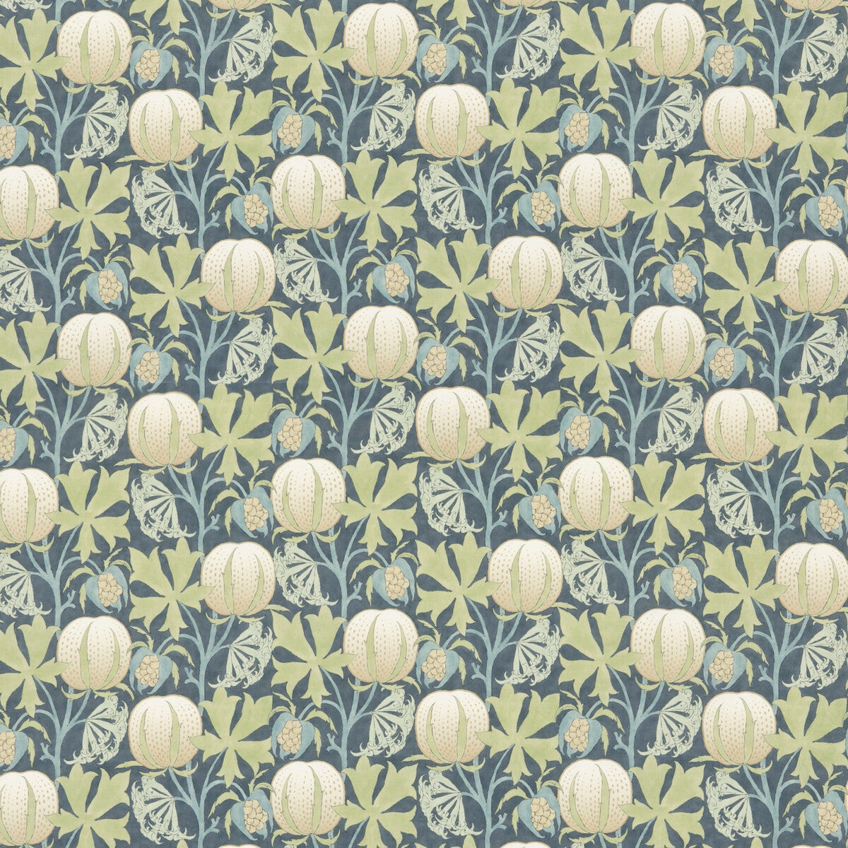 G P & J BAKER PUMPKINS COTTON GREEN/BLUE