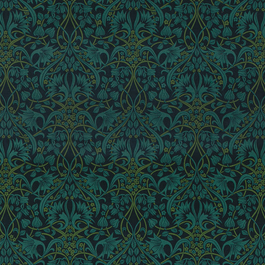 G P & J BAKER FRITILLERIE VELVET INDIGO/TEAL