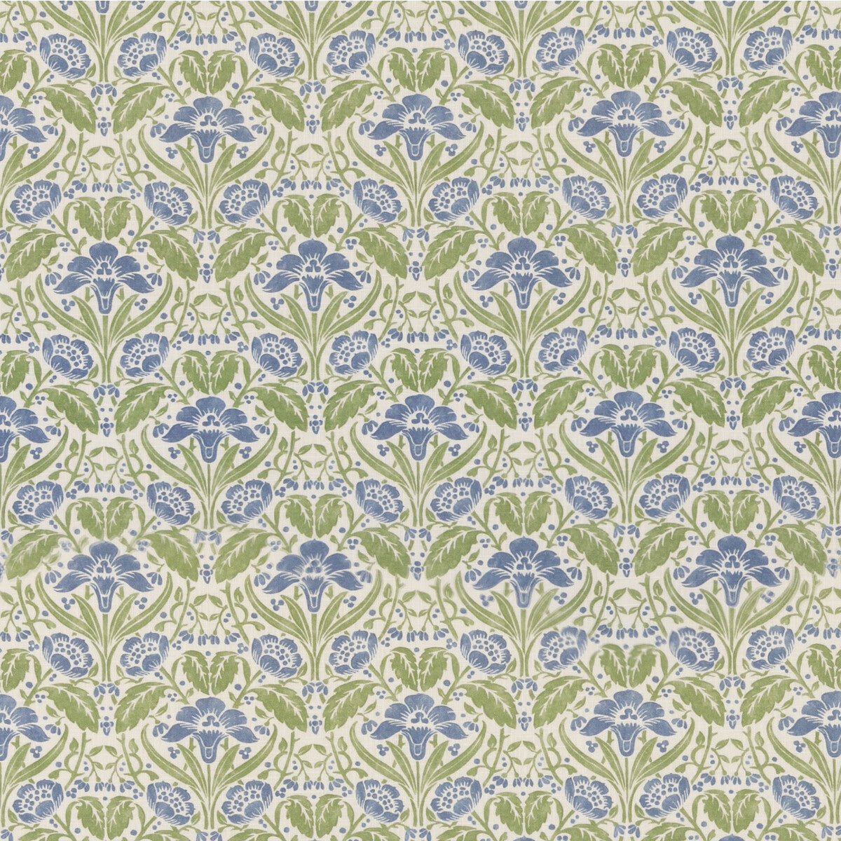 G P & J BAKER IRIS MEADOW BLUE/GREEN