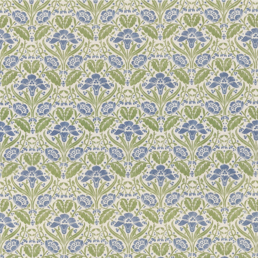 G P & J BAKER IRIS MEADOW BLUE/GREEN