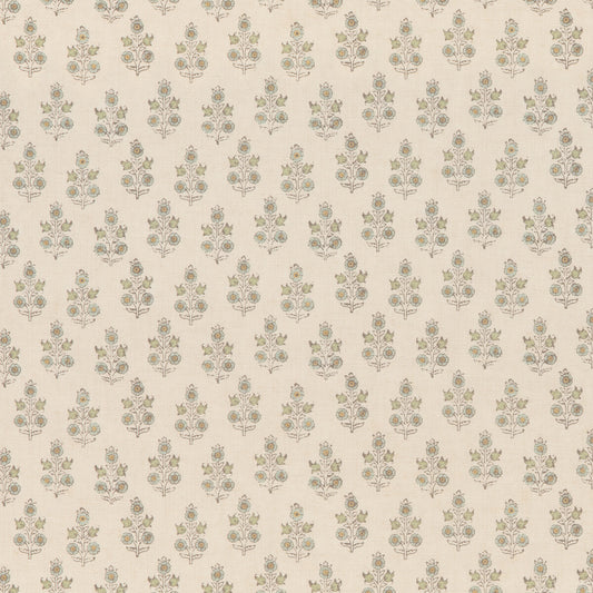 G P & J BAKER POPPY SPRIG AQUA