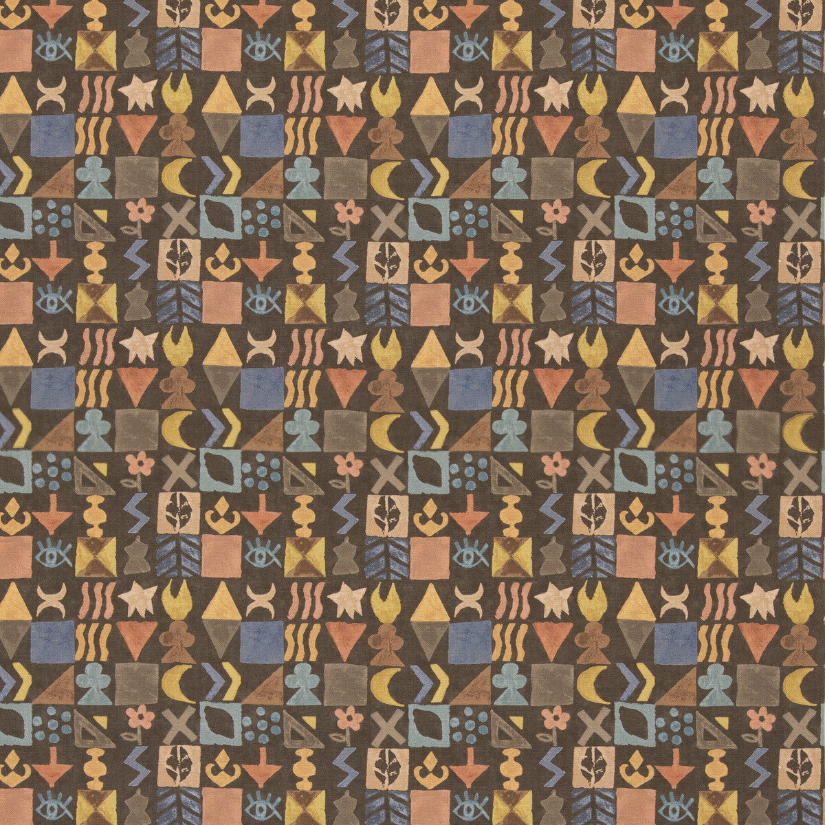 G P & J BAKER POTATO PRINT CHOCOLATE