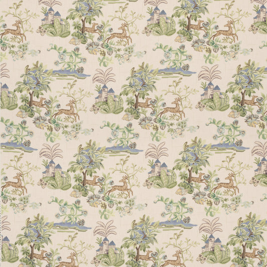 G P & J BAKER KNIGHT'S TALE SAGE/BLUE