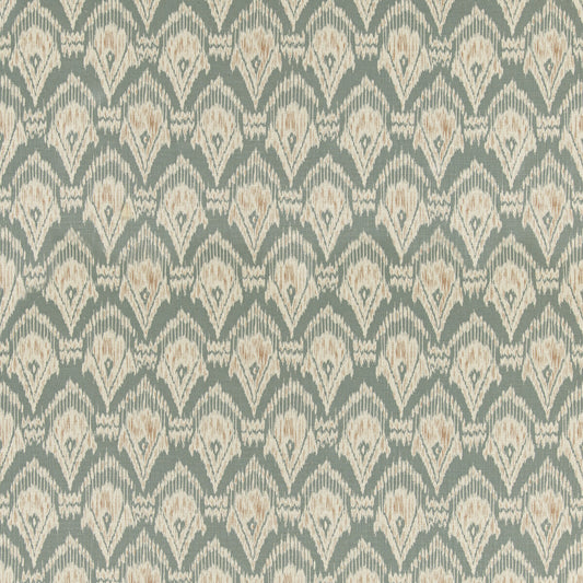 G P & J BAKER ZARABAND TEXTURE TEAL/SPICE