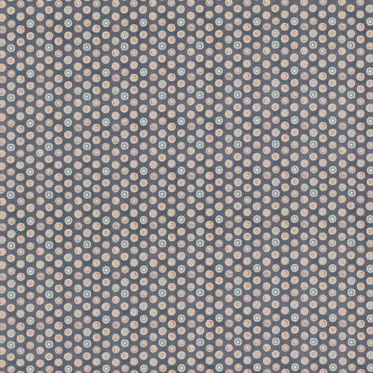 G P & J BAKER COURT BUTTONS INDIGO