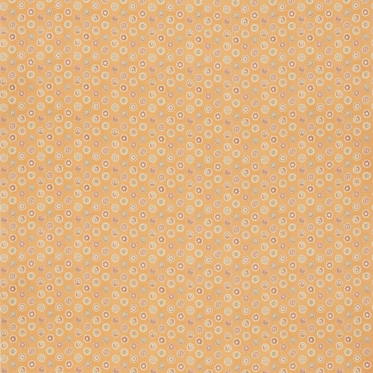 G P & J BAKER COURT BUTTONS OCHRE