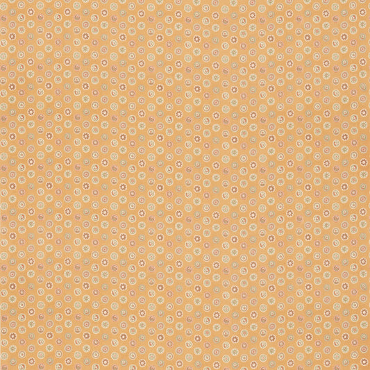 G P & J BAKER COURT BUTTONS OCHRE