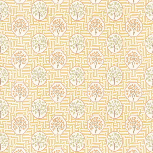 G P & J BAKER ROYAL MAZE OCHRE