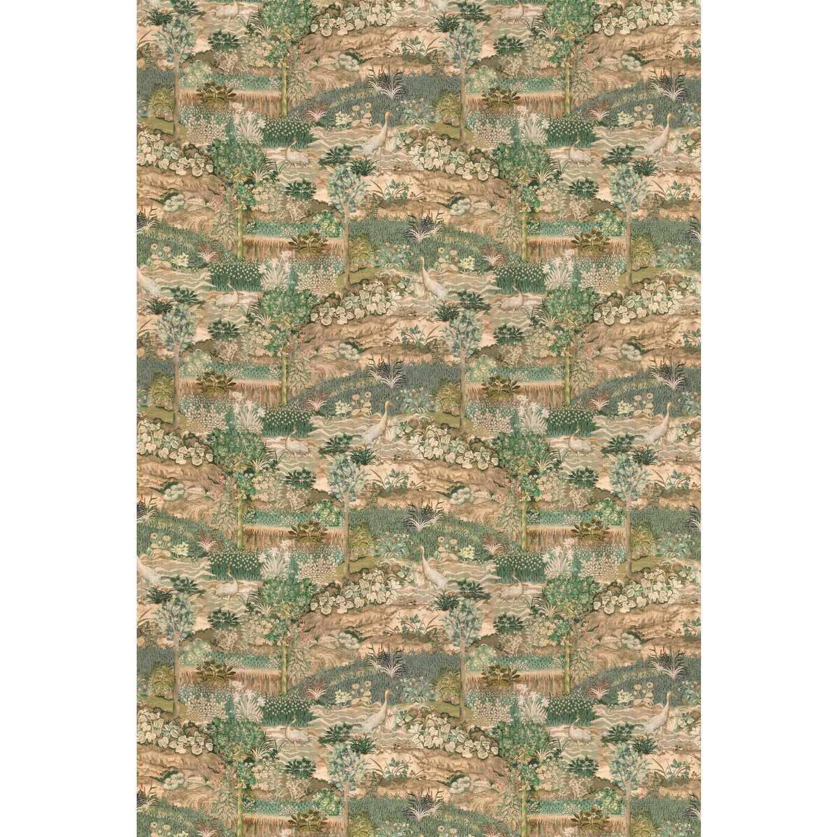 G P & J BAKER PALACE TAPESTRY ROYAL GREEN