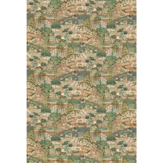G P & J BAKER PALACE TAPESTRY ROYAL GREEN